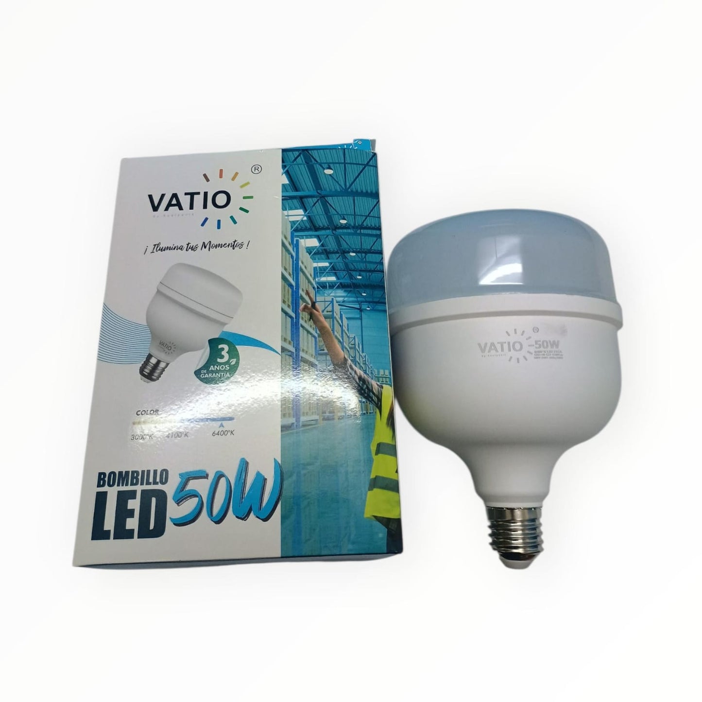 bombillo 50w marca 6500 k vatio