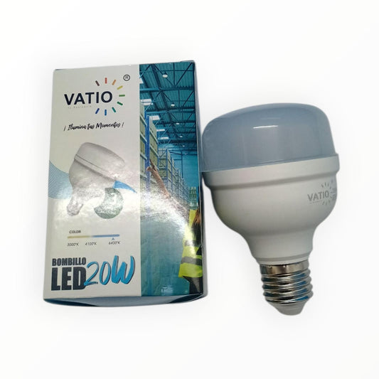 bombillo 20w marca VATIO 6500k