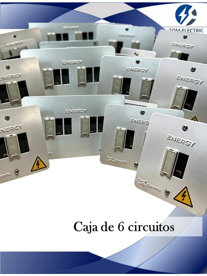caja de 6 circuitos