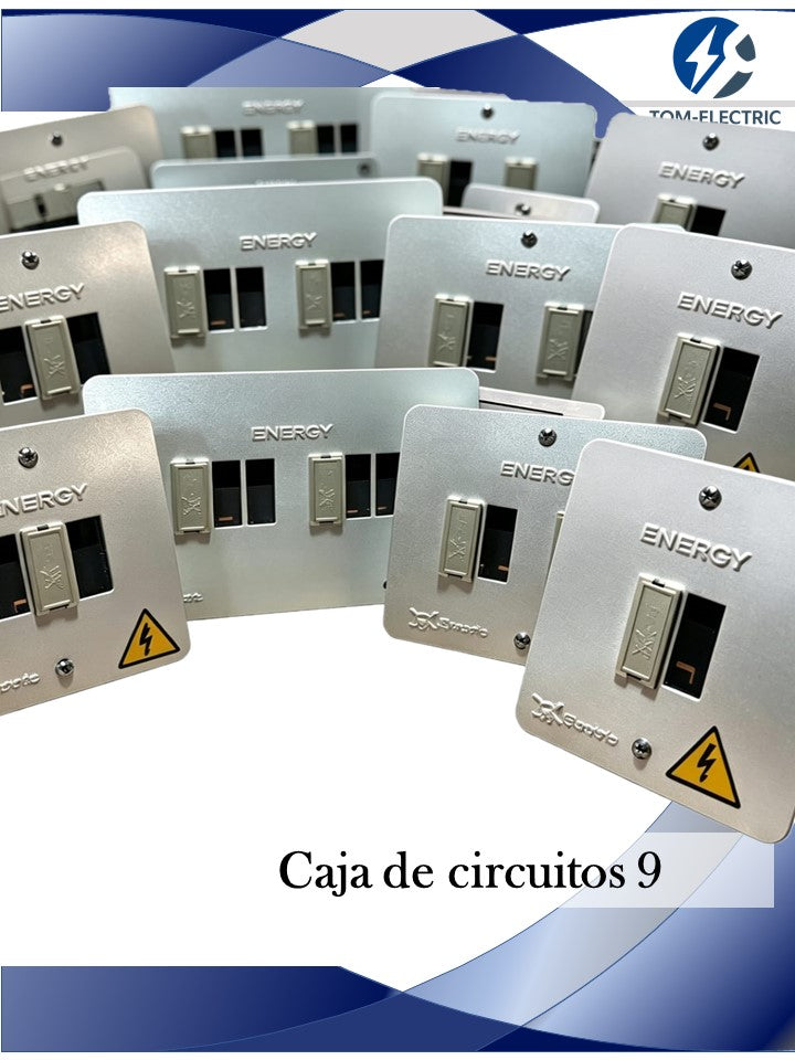 caja de 9 circuitos