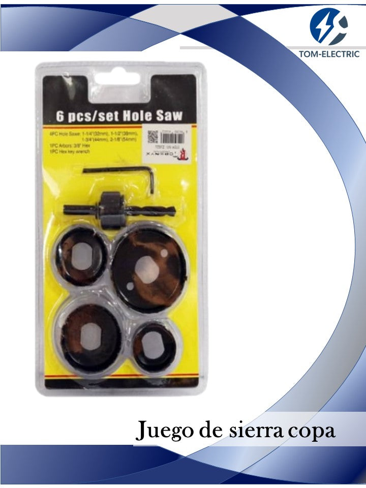 juego de sierra copa x 6pcs | VENDEDOR VIAJERO