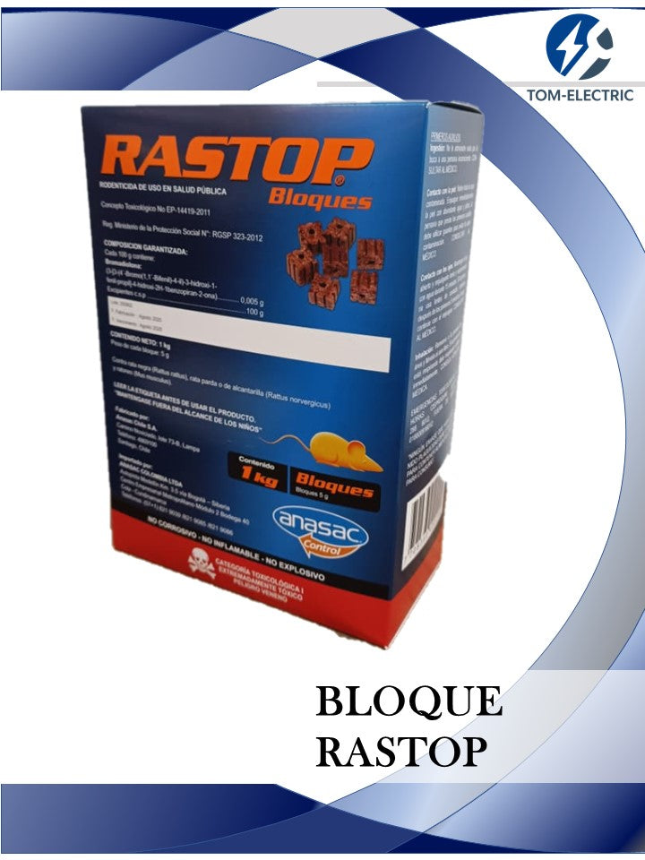 VENENO PARA ROEDORES RASTOP KILO
