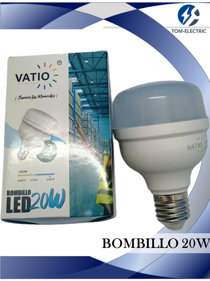 bombillo 20w marca VATIO 6500k