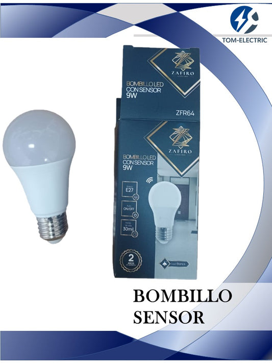 bombillo sensor 9w