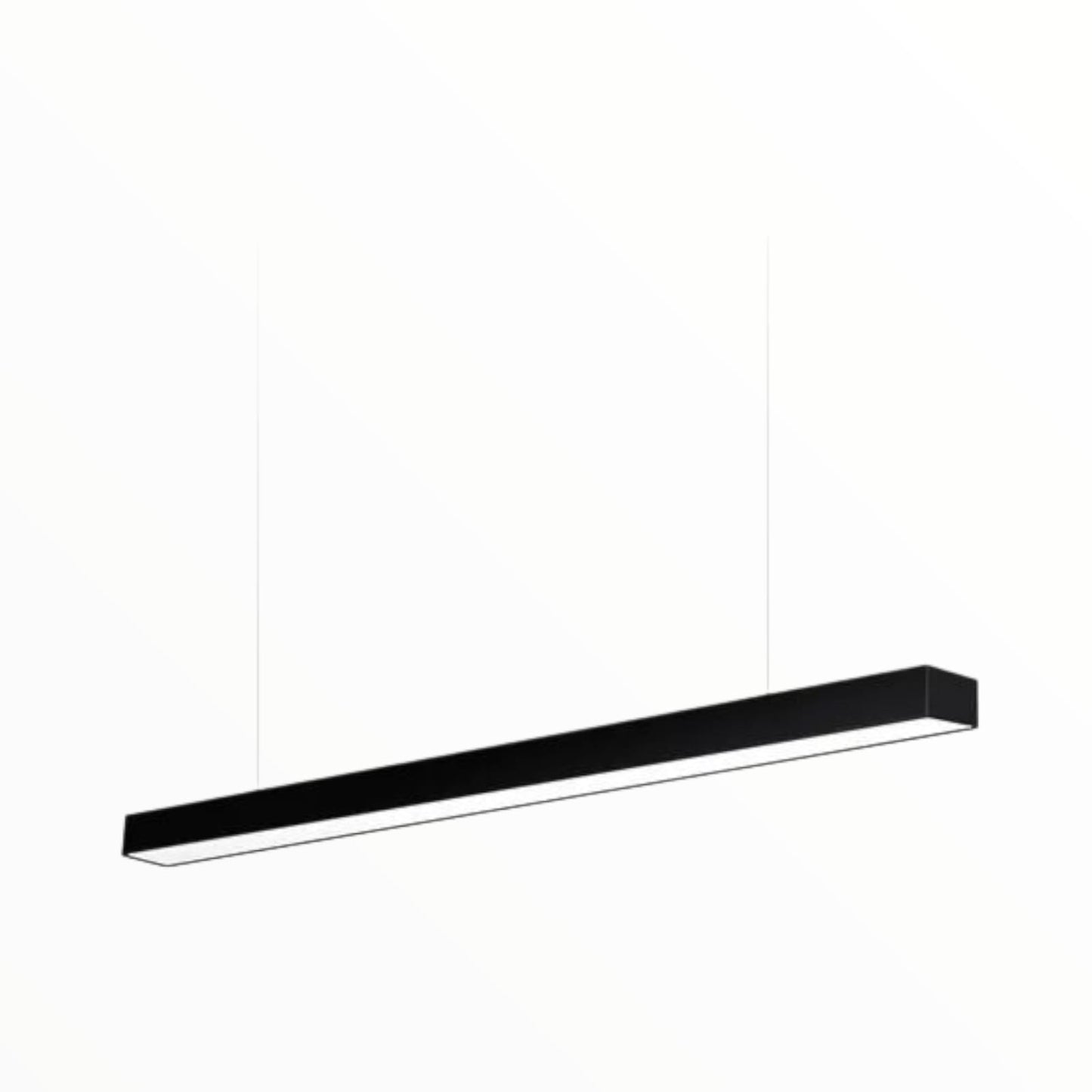 lampara lineal 40w chasis NEGRO 4000 k