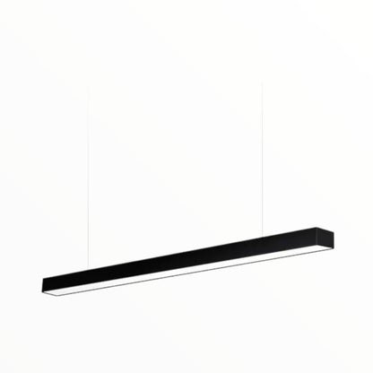 lampara lineal 40w chasis NEGRO 4000 k