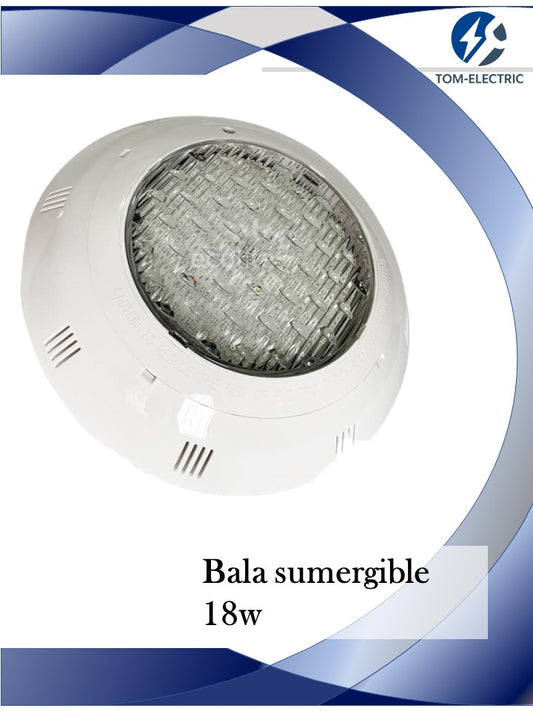 BALA SUMERGIBLE 18W 12V RGB C-CONTROL