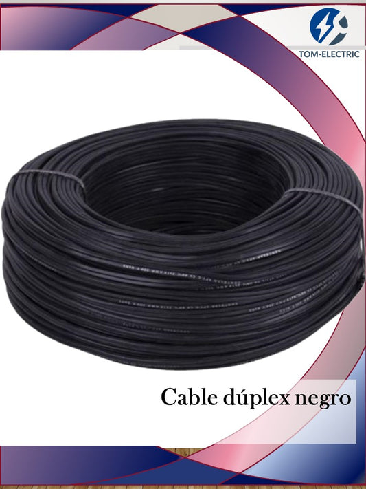 cable duplex negro  2 x 14
