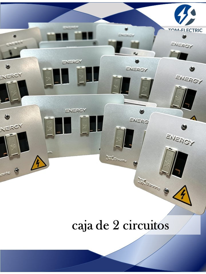 caja de 2 circuitos