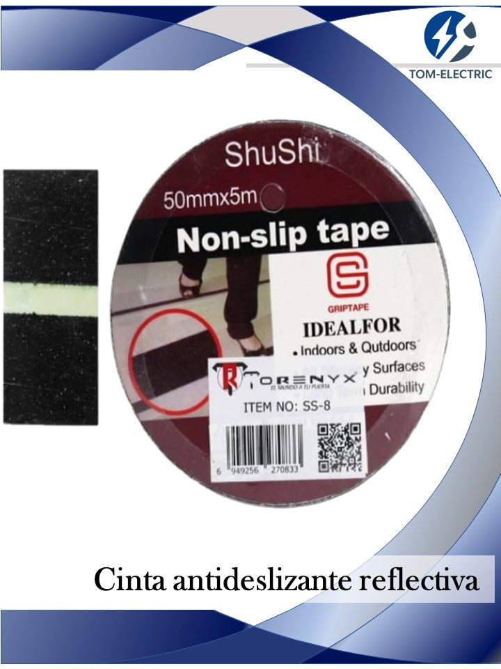 cinta antideslizante negro-reflectiva | VENDEDOR VIAJERO