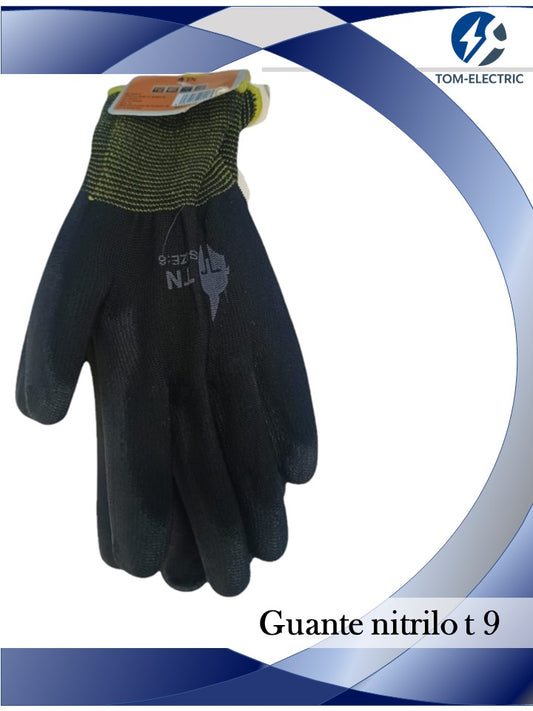 guante de nitrilo T 9