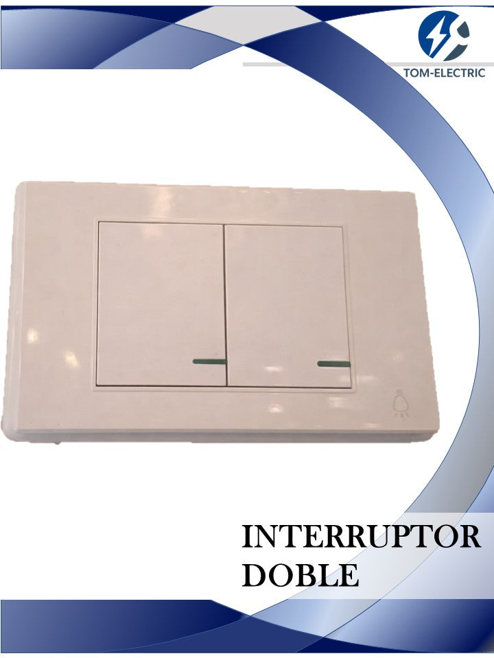 INTERRUPTOR DOBLE CONMUTABLE MERCURYPREMIUM WHITE