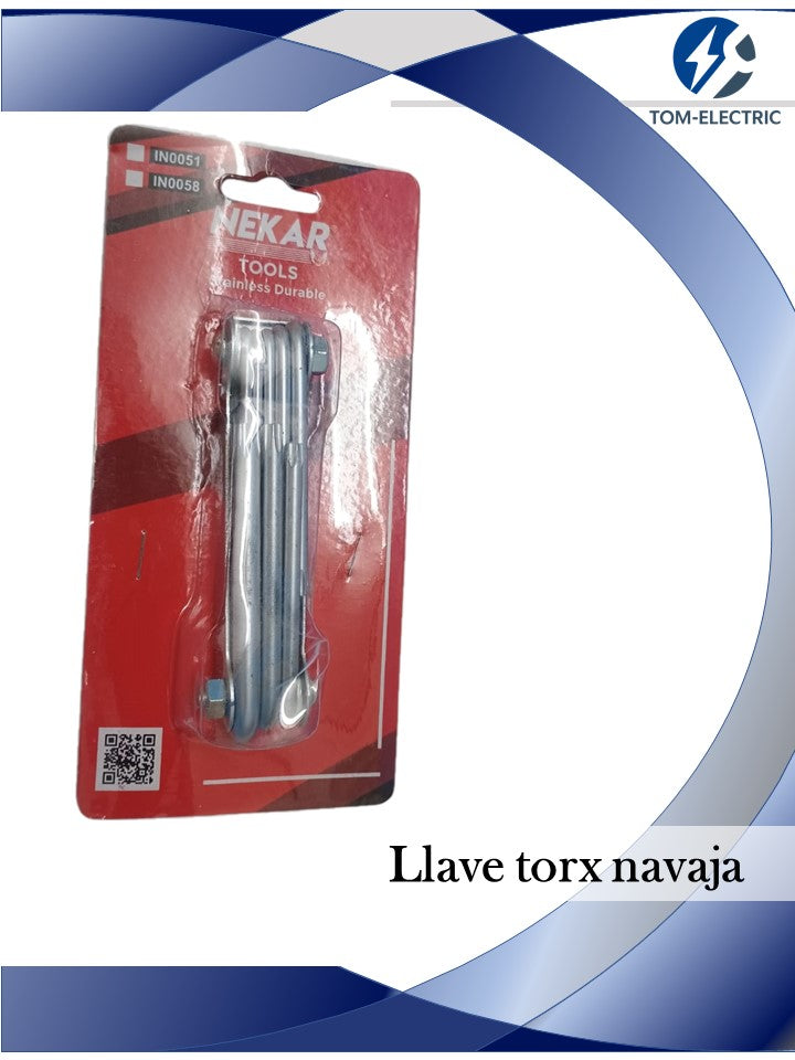 llave torx navaja