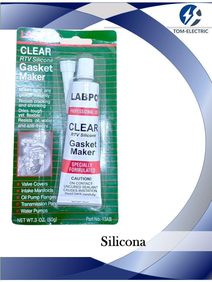 silicona transparente