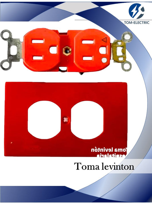 toma tipo levinton naranja